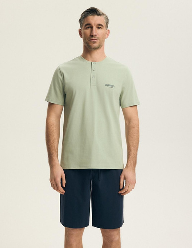 Henderson 44604 Park férfi pizsama pamut rövid ujj rövidnadrág