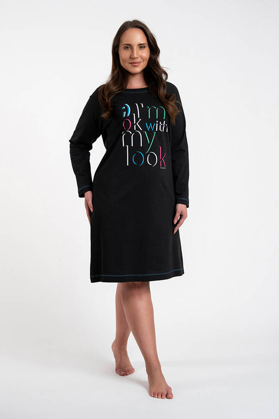 Olza hálóing Olasz divat - fekete