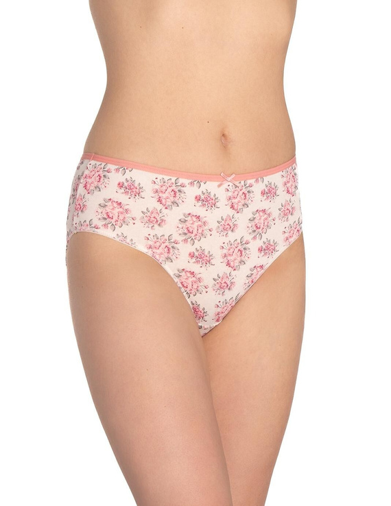 L-122BI-62 Lama női bugyi 3 csomag, pamut, klasszikus szabás szürke ekrü bordó bordó