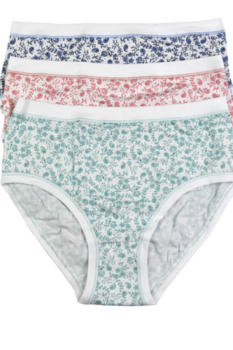 3363 MIDI-5H100 Cotonella MIDI 3 csomag bugyi -pamut, közepes állapotú, kényelmes a mindennapi viselethez