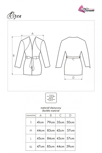 Rizen LC 90071 Női köntös LivCo Corsetti LivCo Corsetti