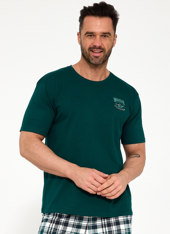 Cornette 326/212 Montana férfi pizsama 100% pamut rövid ujjú