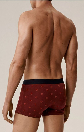 2GMH-029 Atlantic férfi boxeralsó - pamut elasztánnal, szívecskék, 2 db, 2-es csomag