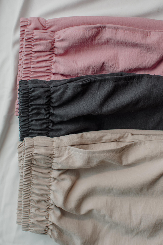 Maeve 875 De Lafense női pizsamanadrág - hosszú, egyszínű, zsebekkel - fekete