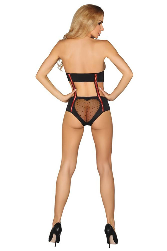 Reiko LC 8083 LivCo LivCo Corsetti Divat női body fekete