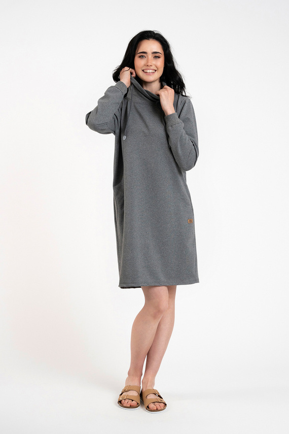 Malmo női hosszú ujjú tunika Italian Fashion - ¶r. melange