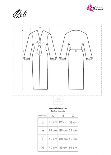 Reli LC 90027 Női fürdőköpeny LivCo Corsetti